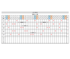 勤務シフト表のテンプレート02
