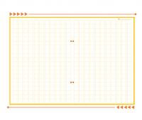 原稿用紙（背景）A4縦書き・20×20_400字のテンプレート書式・Word