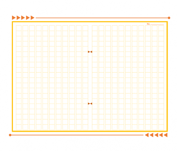 原稿用紙 背景 縦書き 400字のテンプレート Word 無料のビジネス書式テンプレート