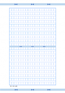 原稿用紙A4横書き・20×20_400字のテンプレート書式02・Word