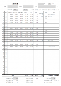 勤務表のカテゴリ一覧 無料のビジネス書式テンプレート