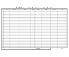 売上台帳のテンプレート（A4・横）書式・Excel