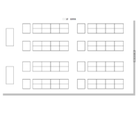 オフィス／会社の座席表のテンプレート書式・Excel